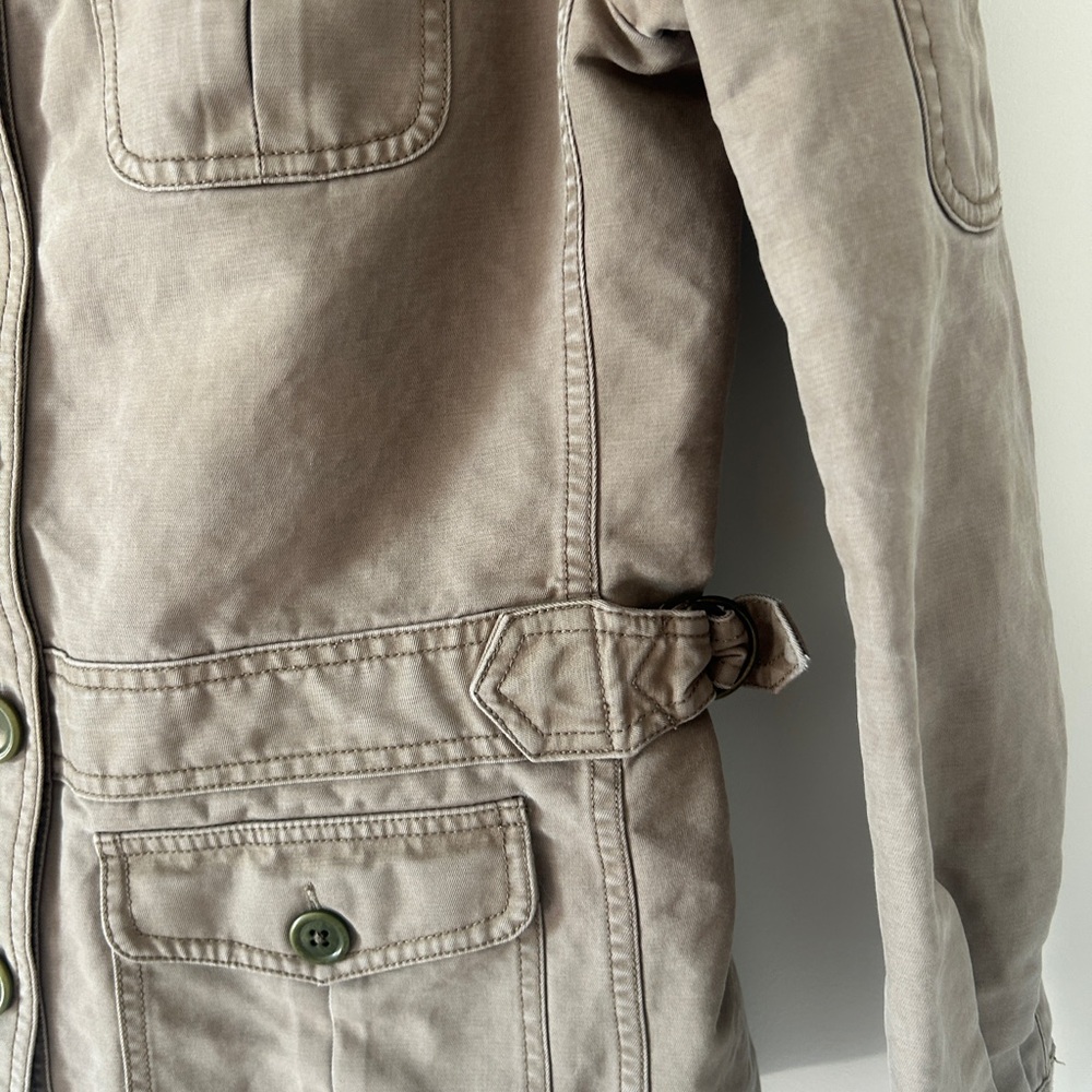 J.Crew Field Utility Jacket Green Military Safari Coat Size Small - Picture 5 of 9